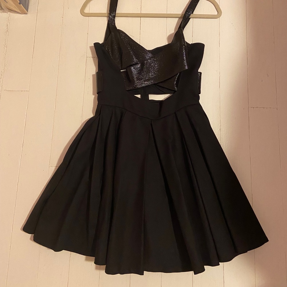 THE KOOPLES BLACK COCKTAIL DRESS